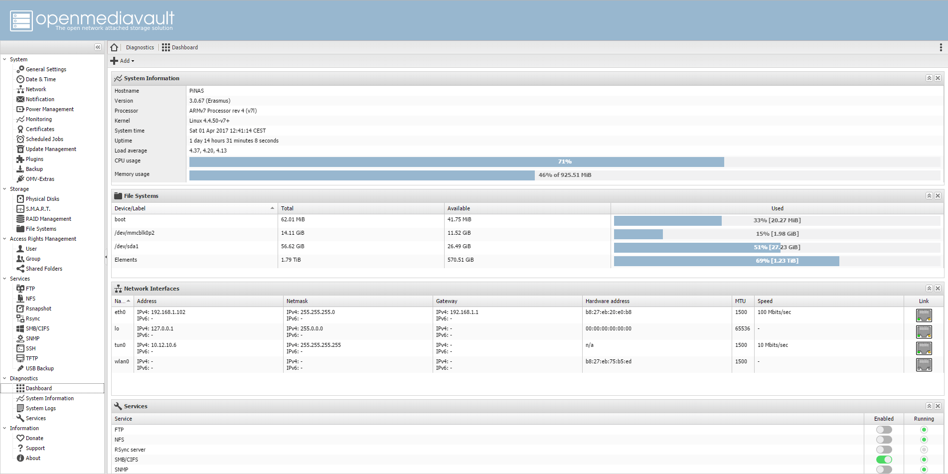 Open Media Vault Open Source NAS OS Tech Blog