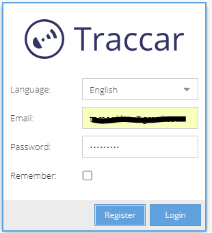 Traccar Logon Page - Techblog.co.il