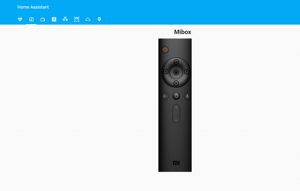 Home-Assistant Mibox Remote Control.
