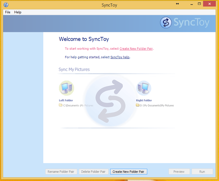 SyncToy - Techblog.co.il