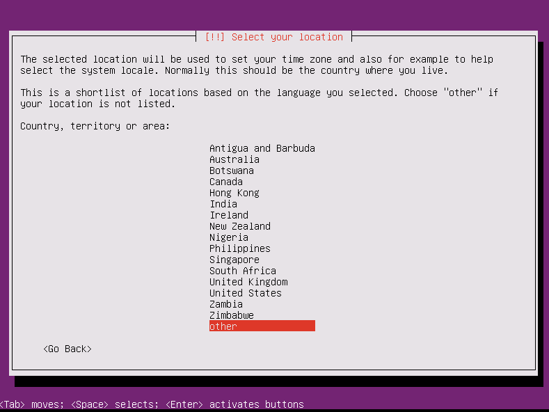 Ubuntu Setup - Set Geo Location