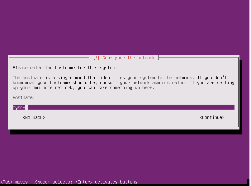 Ubuntu Setup - Network Configuration
